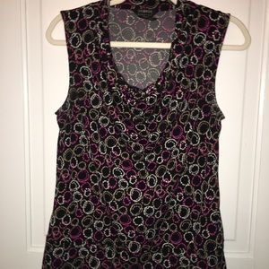 Dressy sleeveless top